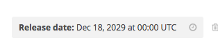 Course Release Date