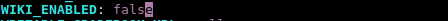 disable wiki