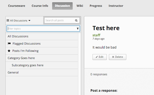 Discussion Tab
