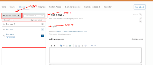 Discussion Tab