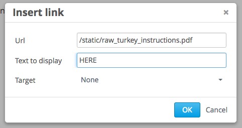 Insert File Dialog