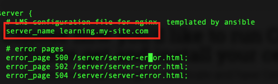 nginx lms