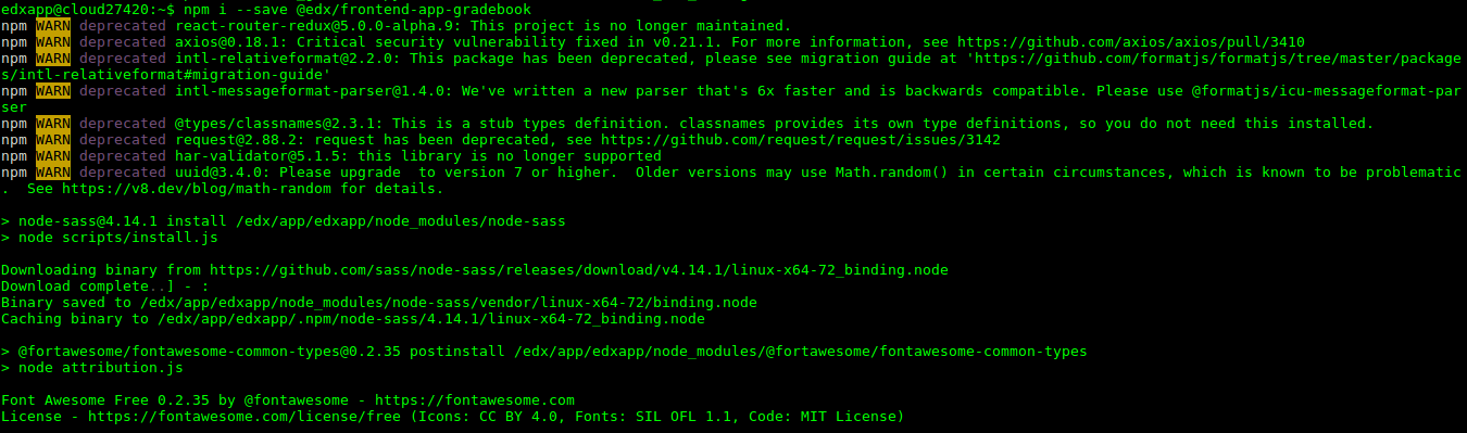 npm install