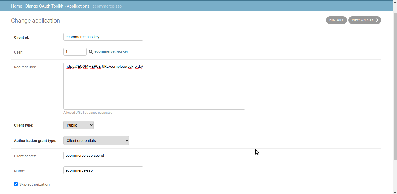 OAuth2 provider notes