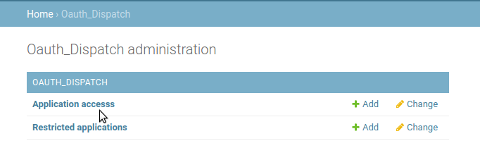 OAuth Application