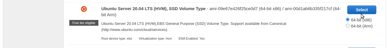 Select Instance